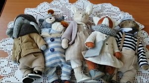 Моя коллекция "винтажных" плюшевых игрушек - ТМ Miadolla