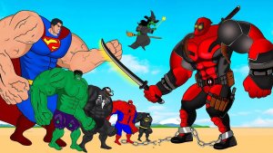 🔥 SQUID GAME 2: MARVEL и DC в Играх на Выживание! 🔥Халк, Паук, Бэтмен, Дэдпул. Анимация