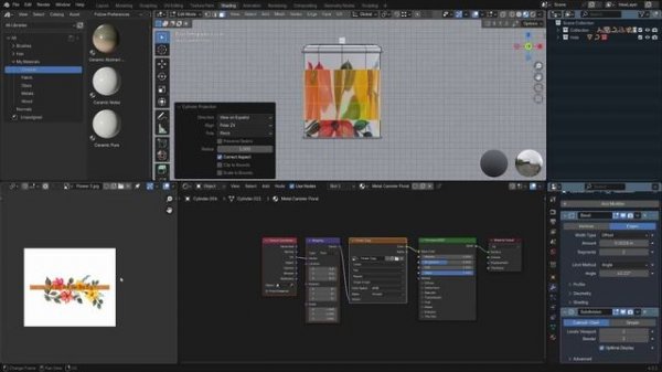 Stylized Kitchen Course in Blender p138 SK_S3_C31 Metal Canisters