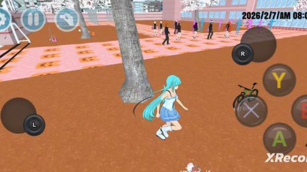 играю в high school simulator♡