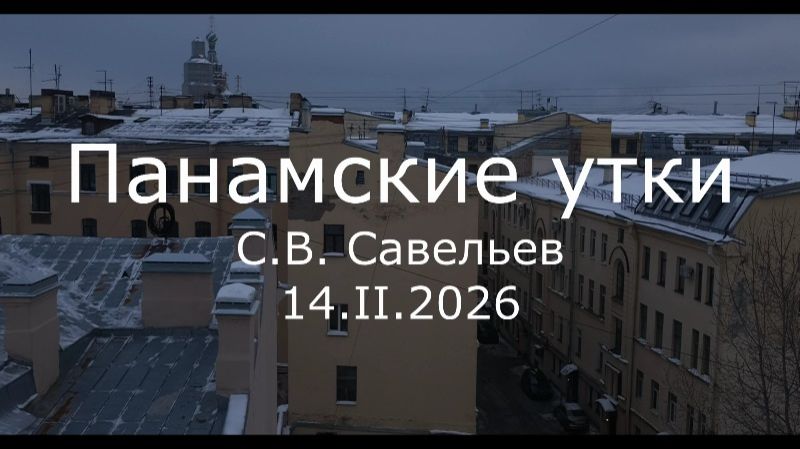 С.В. Савельев - Панамские утки смотреть онлайн