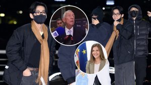 Тэхёна поприветствовал лично президент, а остальные из BTS довольствовались министром культуры