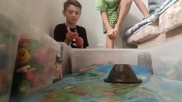 Проводим опасный эксперемент извержения вулкана!!!!!!!!!!