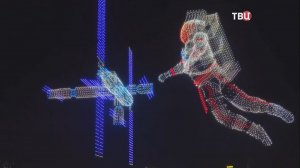 В Китае устроили рекордное световое шоу дронов