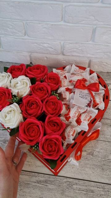 букет из конфет