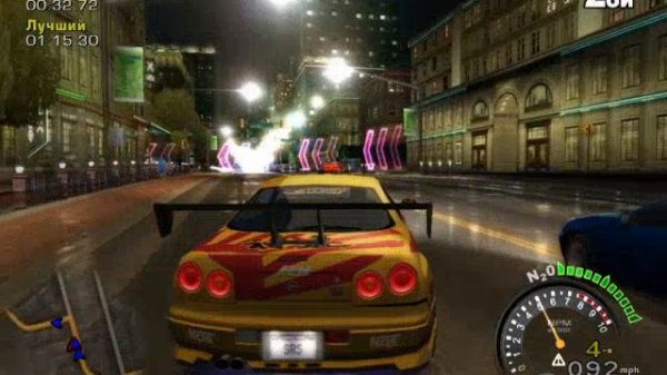 Игра Street Racing Syndicate. Пробный заезд.