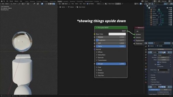 Stylized Kitchen Course in Blender p120 SK_S3_C13 Glass Materials