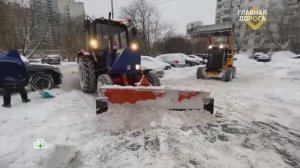 Сугробы на парковке: кто должен расчищать и что грозит ленивым коммунальщикам | «Главная дорога»