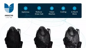 Asset Unity - AMAZ3D LOD lite (озволяет создавать LODS 3D-сетки непосредственно в Unity)