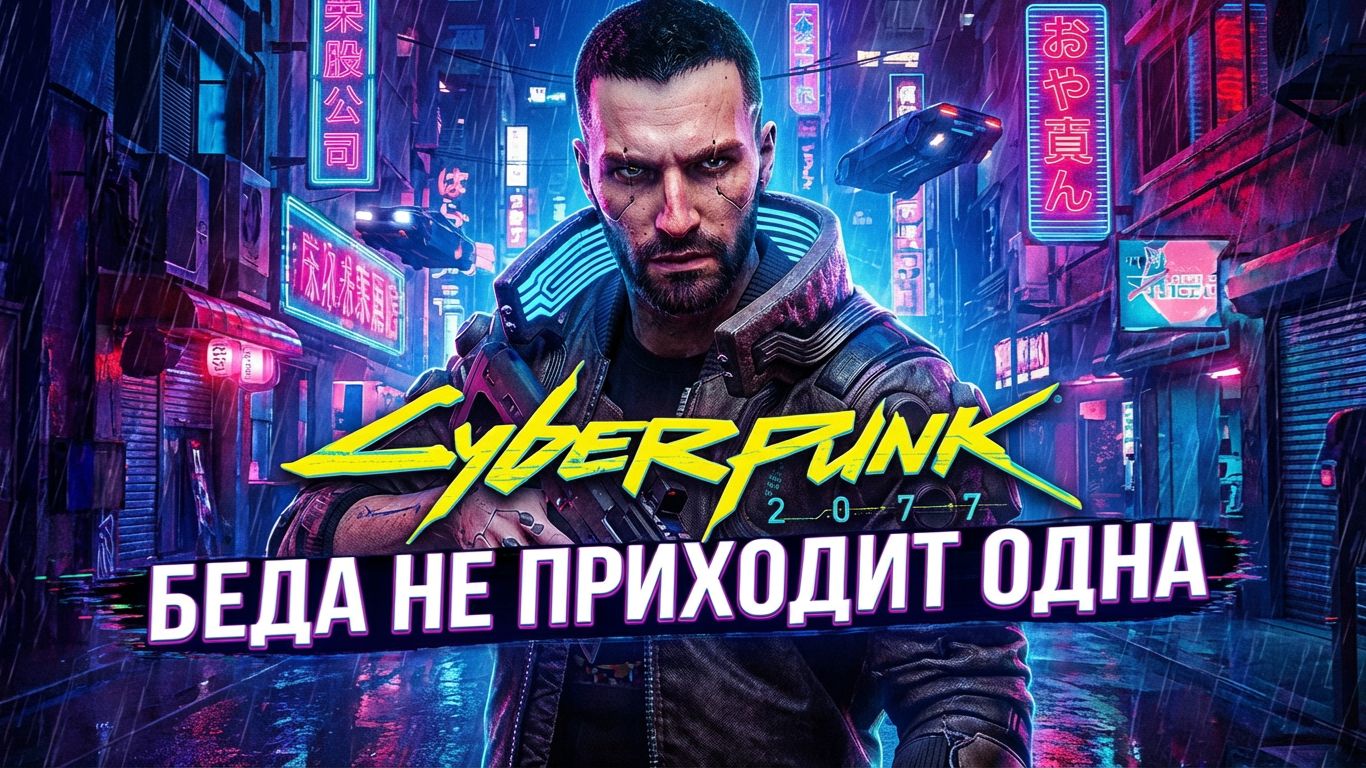 Cyberpunk 2077 -  Беда не приходит одна [Игрофильм]