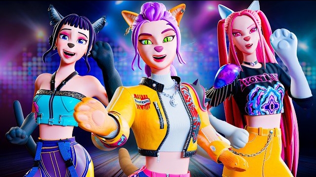 Охотницы на демонов превратились в кошек. Руми, Мира и Зои смотреть онлайн