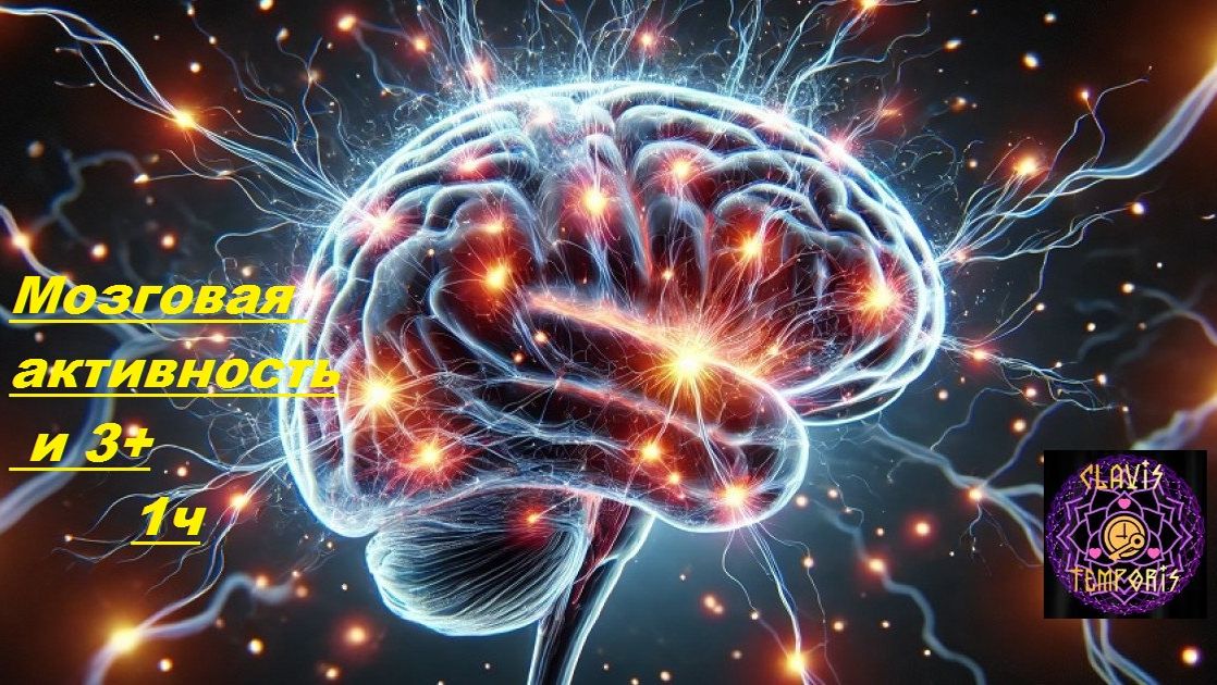 Мозговая активность и 3+ 1ч