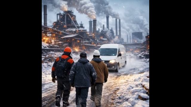 снег
