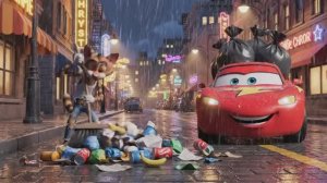 Экскаватор Краб и Молния маквин , мультик для детей , машинки, для детей , развивающий мультик