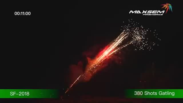 Многозарядная римская свеча "Gatling" SF-2018