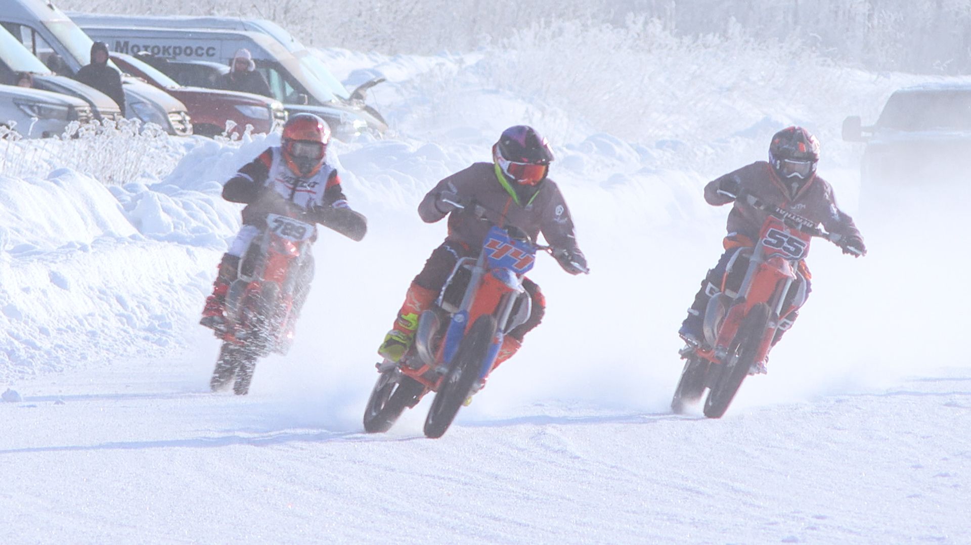 Мотокросс на льду смотреть онлайн