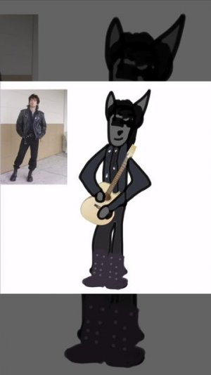 Арт грею анимейшенс в виде Цоя