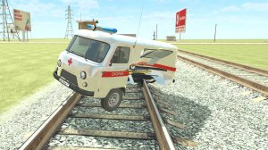 Жесть на железной дороге в ваз краш тест симулятор 2