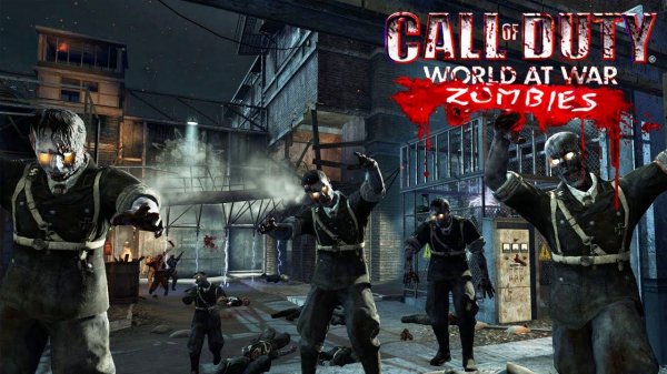 CoD WaW Zombie MOD Der Rist Выживание разминка (Siniy Shmel & Serg Grig)