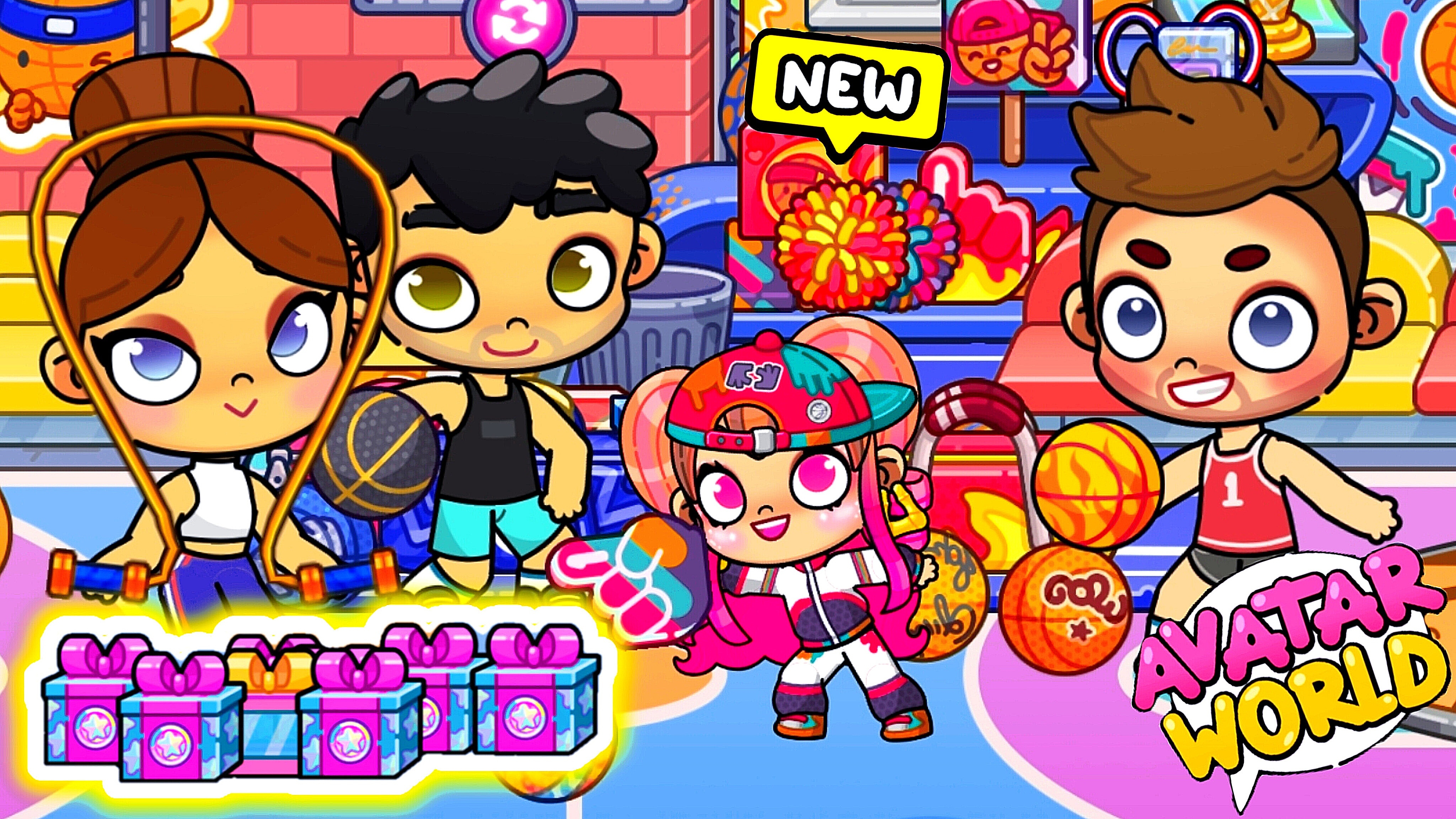 Мегакрутое 🔥ОБНОВЛЕНИЕ 2026🔥 Теннисный корт🎾 и баскетбольная 🏀 площадка ♥️AVATAR WORLD СЕКРЕТЫ♥️ смотреть онлайн