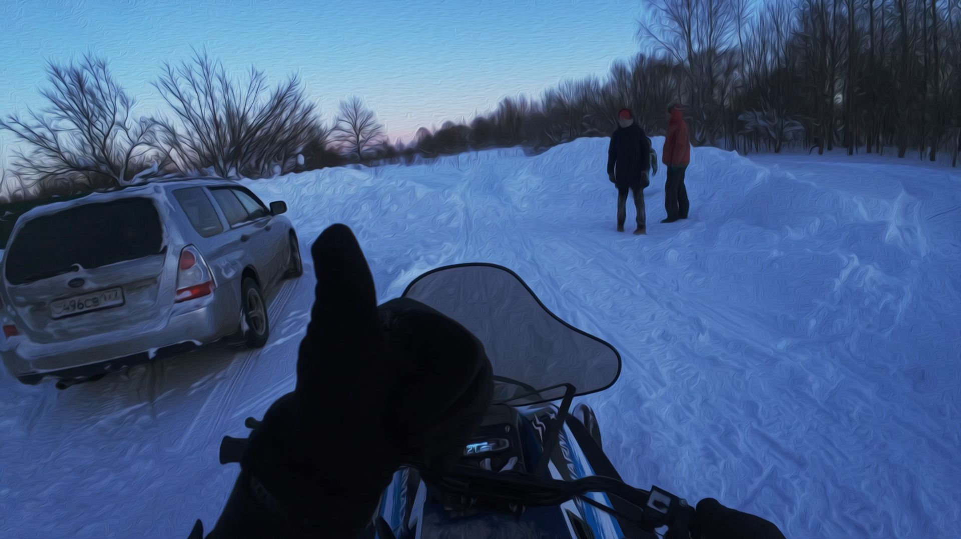 Съездили в деревню не к бабушке)