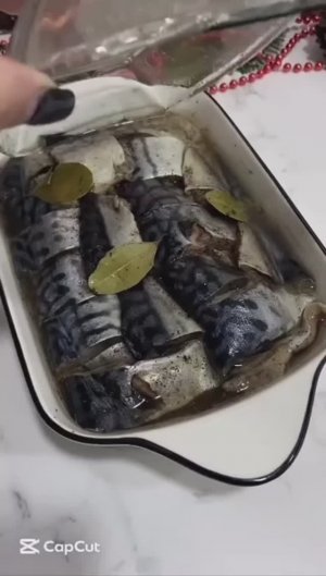 🐟 Солёная скумбрия #закуски