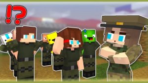 Сестра Джей Джея уехала в АРМЕЙСКИЙ ЛАГЕРЬ?! Майнкрафт Мультик