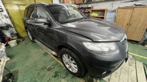 Hyundai Santa Fe II Рестайлинг замена радиатора  печки
