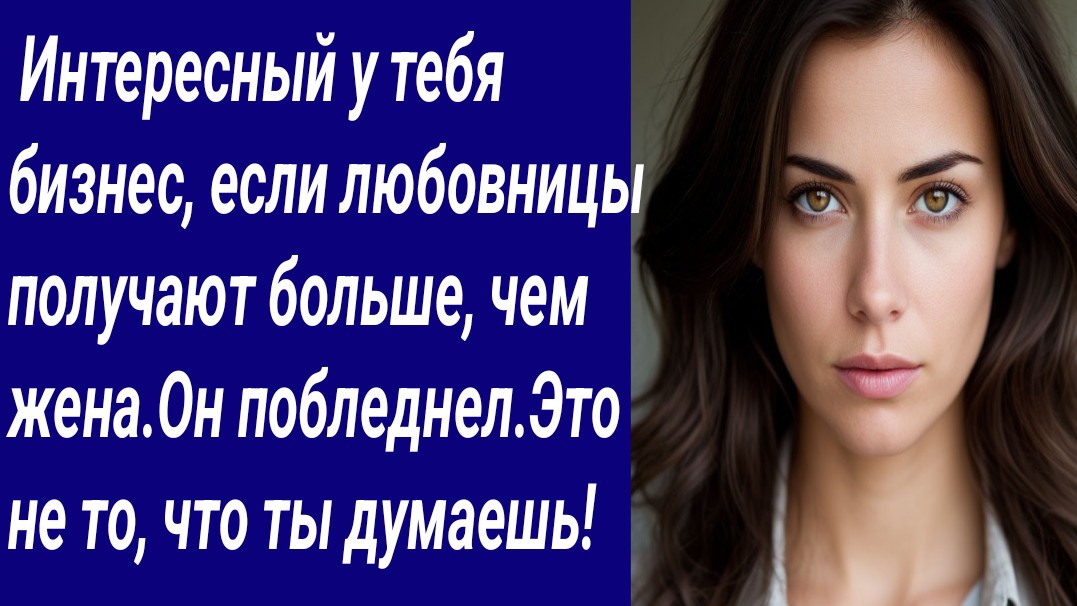 Истории со Смыслом/ Интересный у тебя бизнес, если любовницы получают больше, чем жена/Аудиорассказ смотреть онлайн