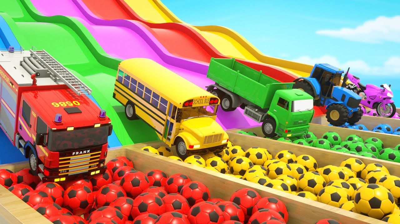 Мультики про машинки - Мультики для детей - Мультфильмы для малышей - Музыкальные мультики для детей