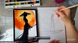 Рисуем с Александрой Абросимовой 7.2 10:00