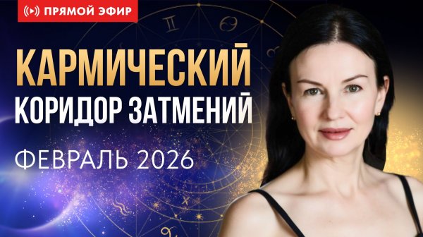 КОРИДОР ЗАТМЕНИЙ. ФЕВРАЛЬ 2026. ПРЯМОЙ ЭФИР ЕЛЕНЫ НЕГРЕЙ