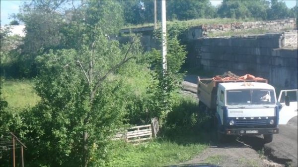 КАМАЗ 55111 Разгрузка