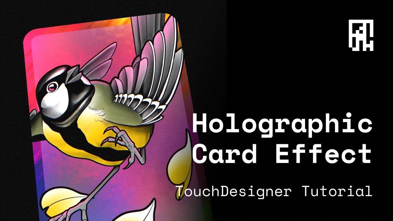 Holographic Card Effect | Touchdesinger Tutorial смотреть онлайн