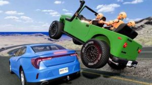 BeamNG Drive - Аварии с высокоскоростным движением автомобилей