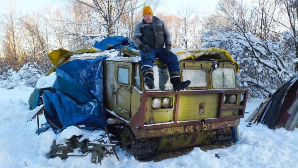 Купили артиллерийский тягач  / 25 лет под брезентом