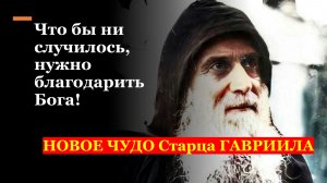 БЛАГОДАРИ БОГА ЗА СКОРБЬ И ЗА РАДОСТЬ! Преподобный ГАВРИИЛ Ургебадзе