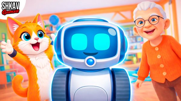 ИСТОРИЯ КОСМО: КАК РОБОТ ПОПАЛ К КОТУ И БАБУЛЕ?! I AM CAT / Часть 65