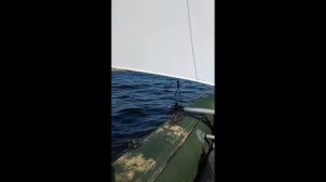 Классный щверцбот "Витим-275". Под парусами и на веслах