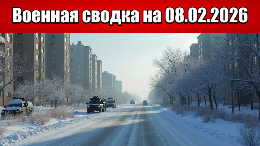 «ВС РФ пробиваются в глубину Запорожья отбивая накаты ВСУ!»: Военная сводка на 08.02.2026 смотреть онлайн