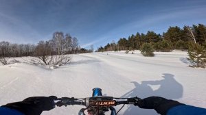 SNOWBIKE Yamaha 450 и BRP