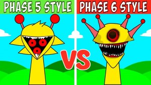 INCRDIBOX SPRUNKI: ФАЗА 1 В СТИЛЕ ФАЗЫ 5 ⚔️ 6 ☀️ DAYLIGHT! 🌅🎨