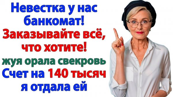 Плати, ты же жена! ржала свекровь. Пока не получила от меня счет| Семейные Драмы | Жизненные Истории