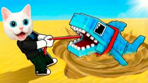 ПОБЕГ ИЗ ЗЫБУЧИХ ПЕСКОВ ЧТОБ СПАСТИ БРЕИНРОТОВ В РОБЛОКС КОТЁНОК КРОНОС