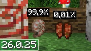 ВЫШЕЛ НОВЫЙ МАЙНКРАФТ БЕДРОК 26.0.25  ЛЕГКИЕ НАУТИЛУСА, МОБО ФИКСЫ