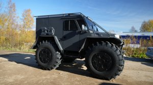 Экспериментальный вездеход GALA на мостах ниссан и шинах Форестер 1470