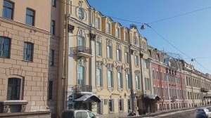 Л. Н. Толстой в Петербурге. Набережная реки Фонтанки - 14. Guide Varvara