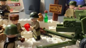 Лего диорама «Последний выстрел"