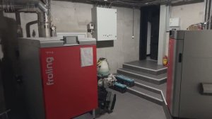 Котельная ARWATT.TEPLO щепа-пеллеты-дрова с огромной теплоаккумуляцией 15 м3 для конюшни