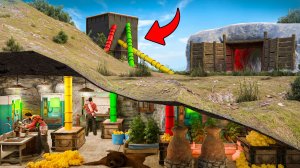 Рейд УМНОГО ДОМА в Пещере! ЛУТ по ТРУБАМ спрятан в Нычке в Rust/Раст